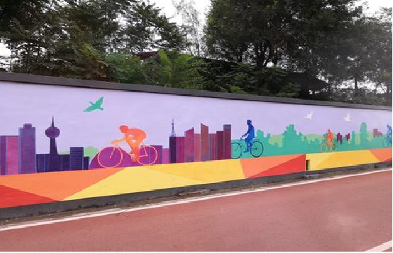 元阳墙体彩绘-围墙