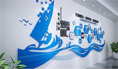 元阳海浪主题文化墙如何设计？